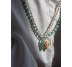 Collana Pesciolina perle amazzonite