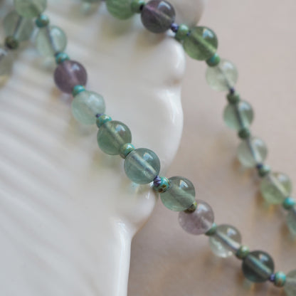 Collana Shellina Fluorite