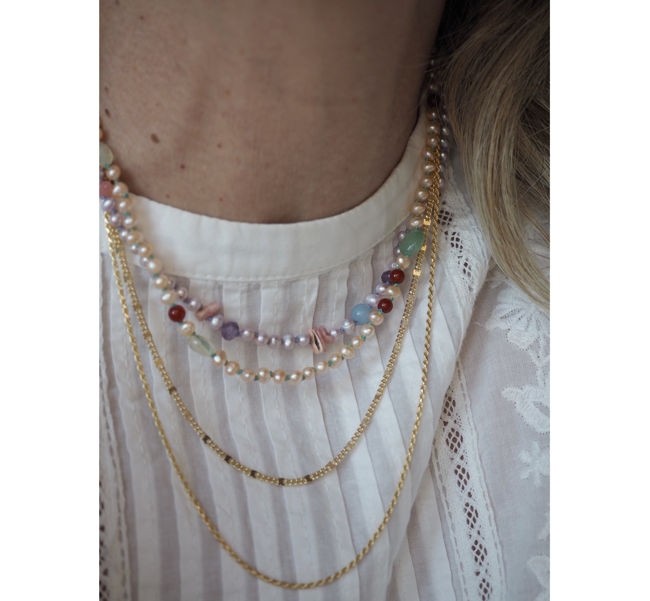 Collana Nuvola miele