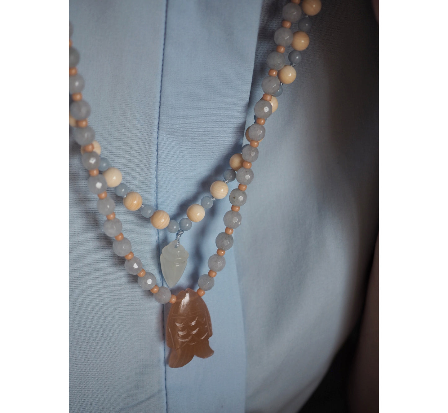 Collana Shellina Luna bianca