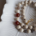 Collana Nodini Diaspro fossile