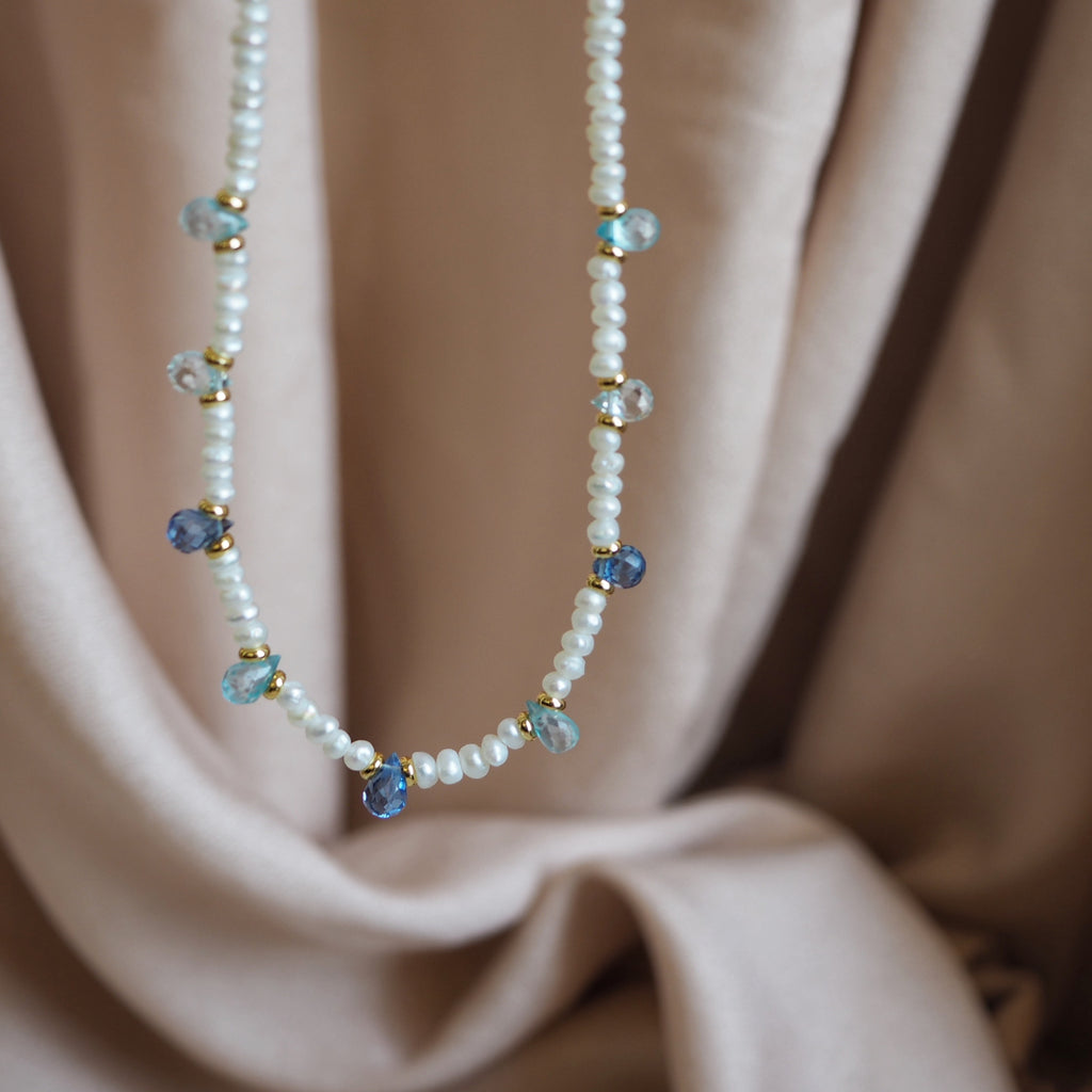 Collana Goccioline perle Cielo