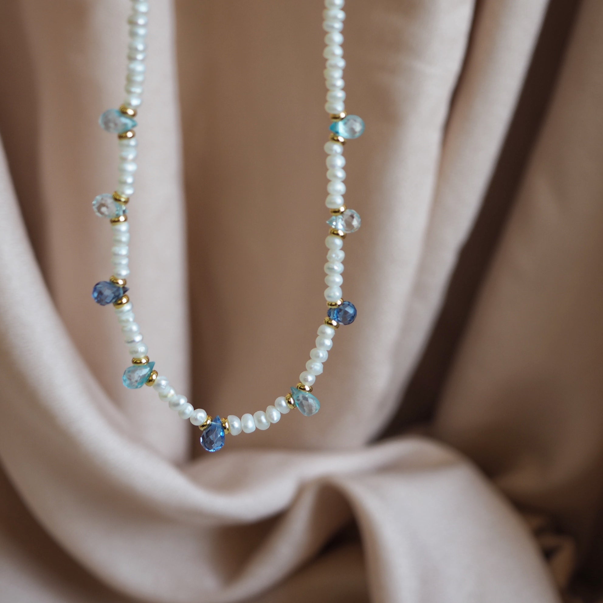 Collana Goccioline perle Cielo