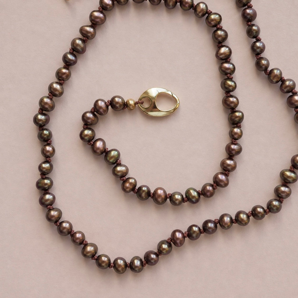 Collana Nodini Moka