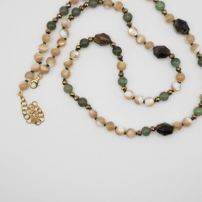 Collana Nodini madreperla birmana