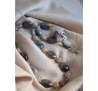 Collana Nodini ovali botswana