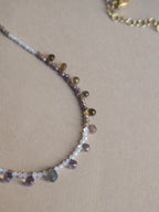 Collana Goccioline Nebbia dorata