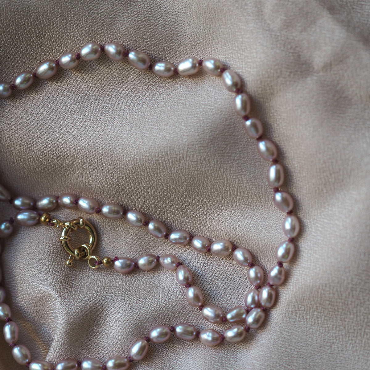Collana Nodini Seta