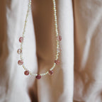 Collana Goccioline Bagliore d'Ambra