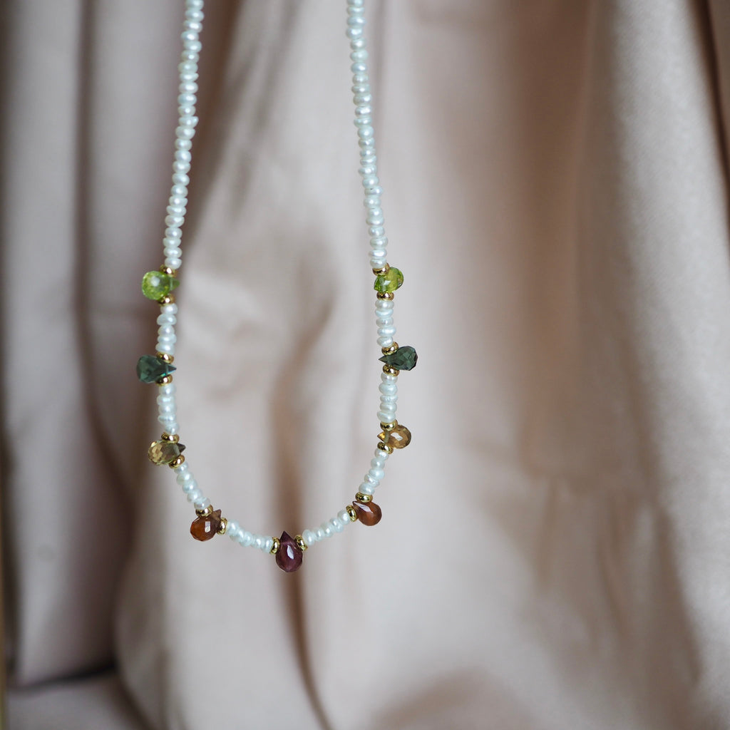 Collana Goccioline Perle Autunno