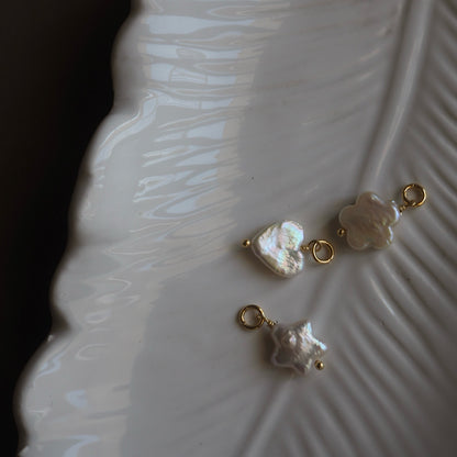 Charm Cuore perla