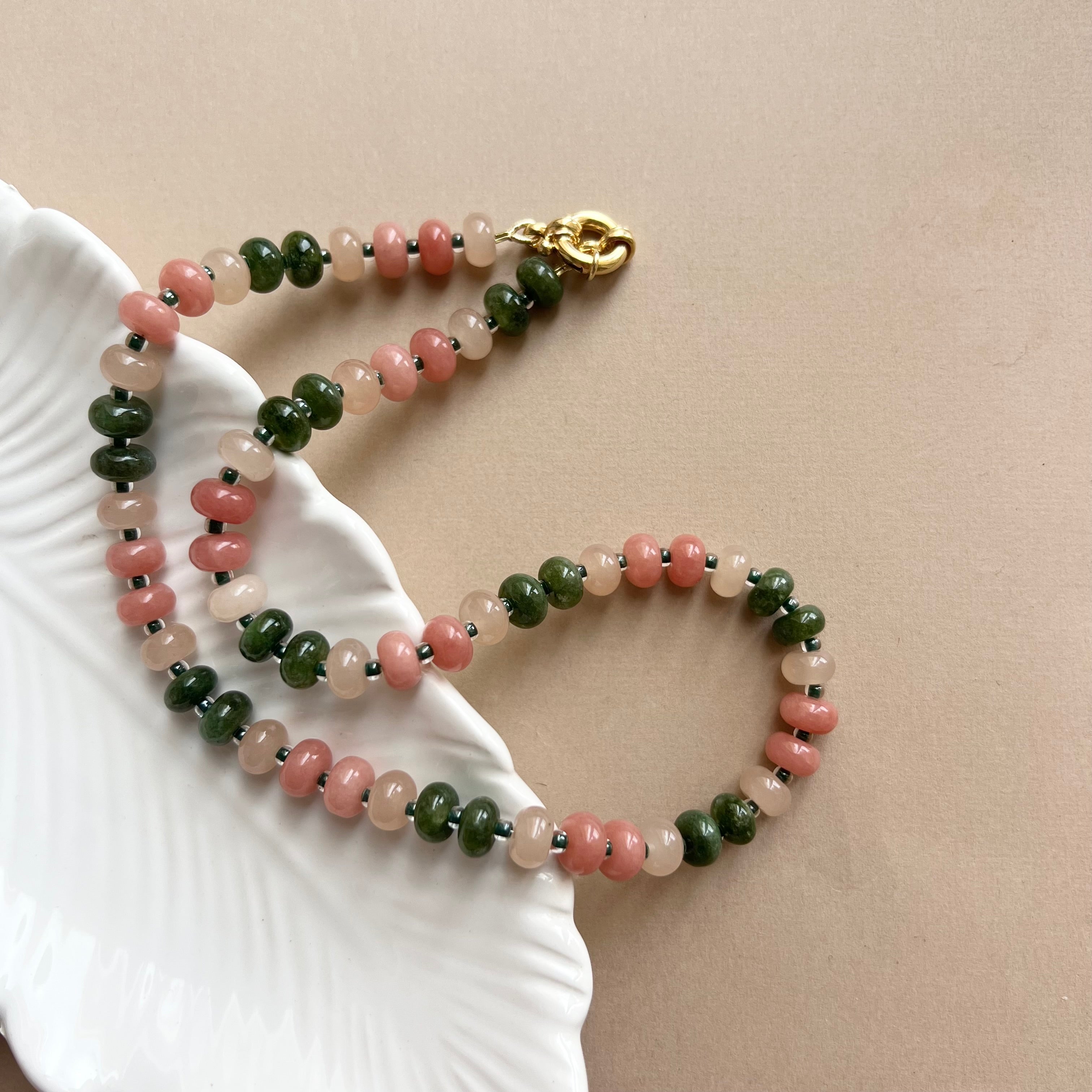 Collana BonBon Pistacchio&Fragola