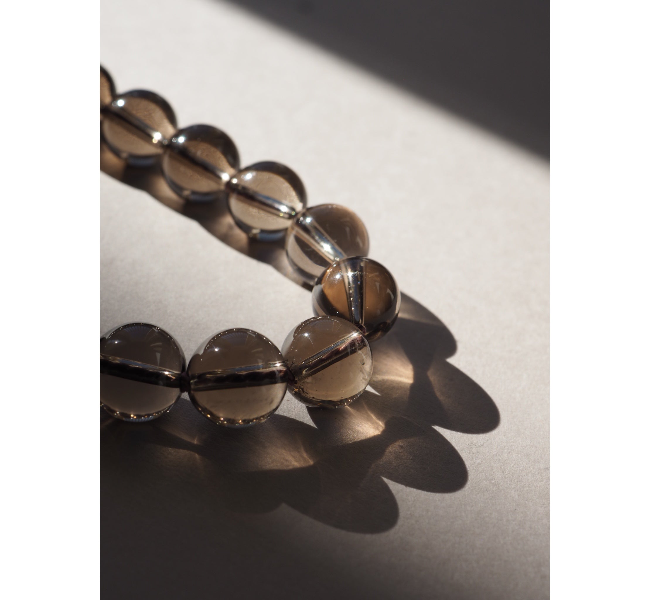 Collana Nodini Quarzo fumè
