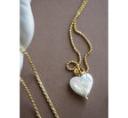 Charm Cuore perla