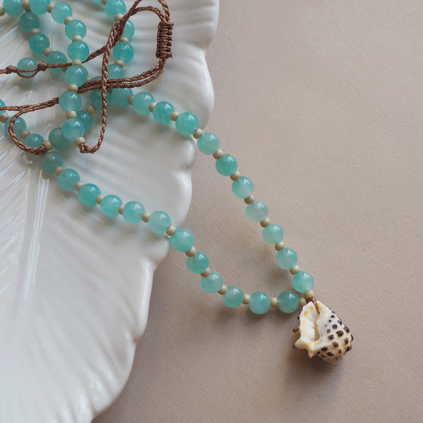 Collana Shellina Amazzonite
