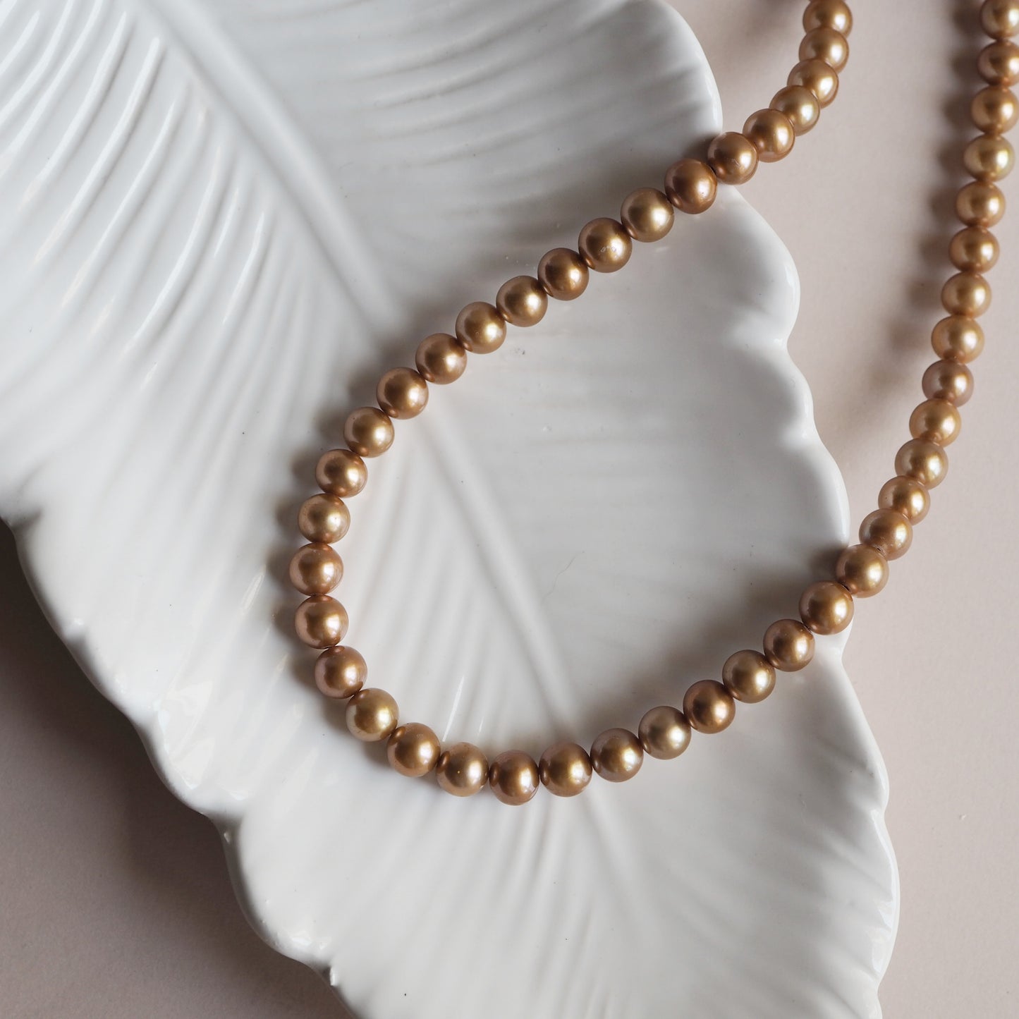 Collana Perla Bronzo