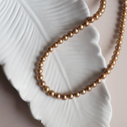 Collana Perla Bronzo