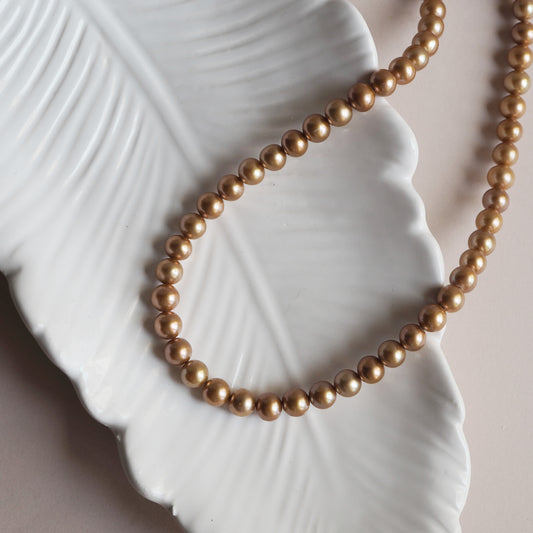 Collana Perla Bronzo