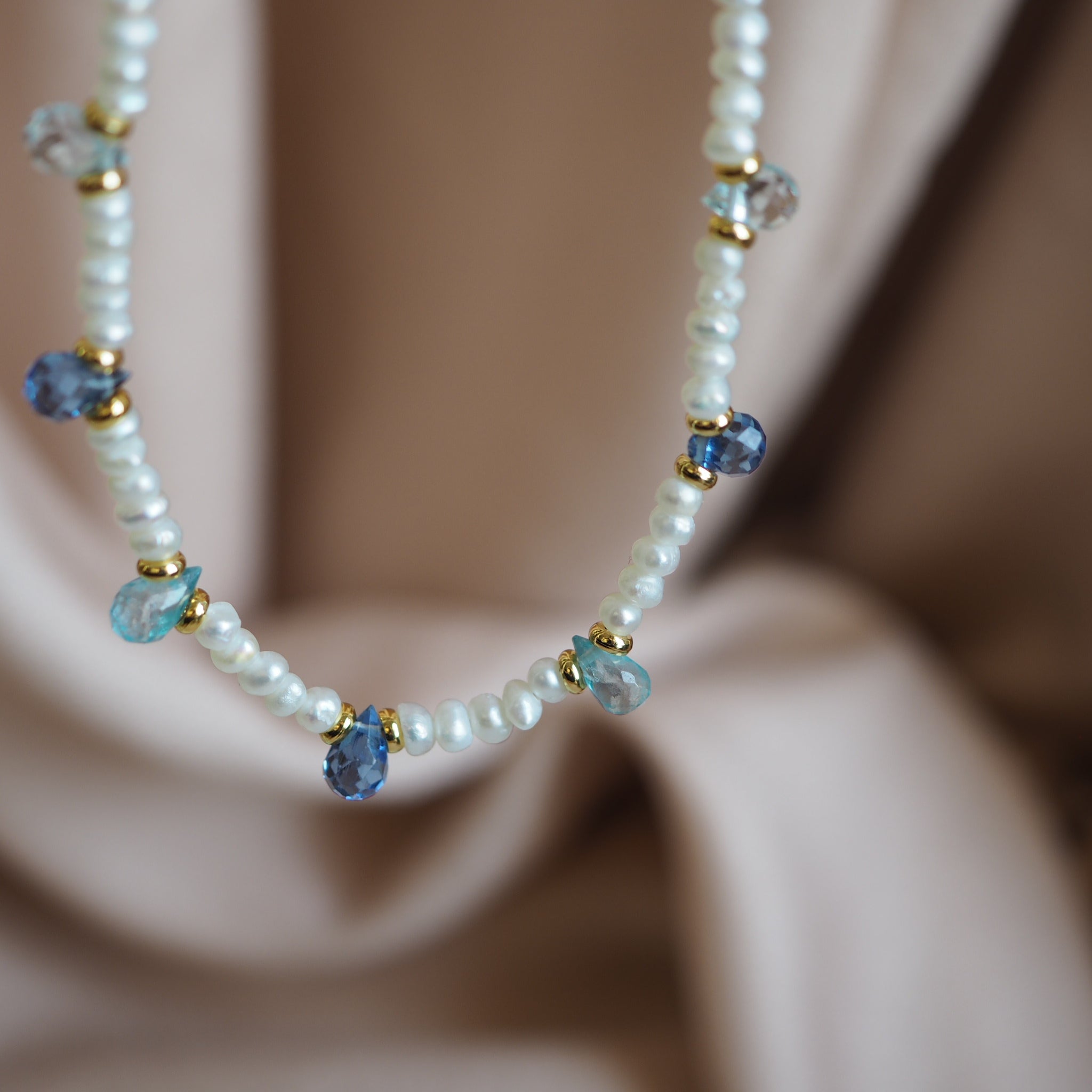 Collana Goccioline perle Cielo