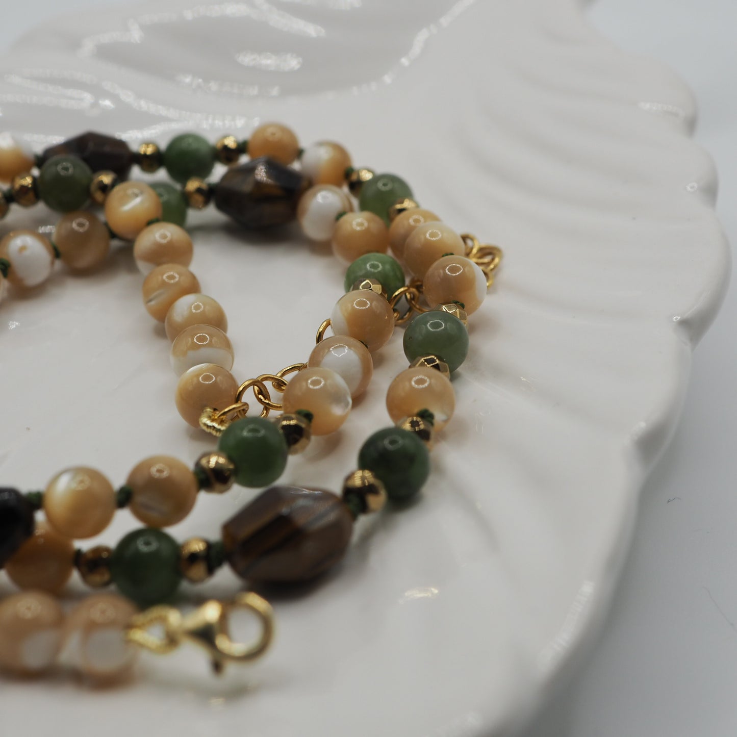 Collana Nodini madreperla birmana