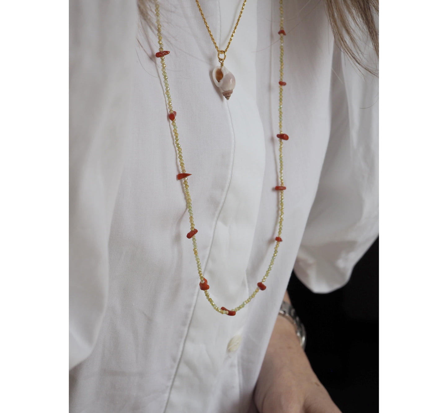 Collana Corallina Lunga