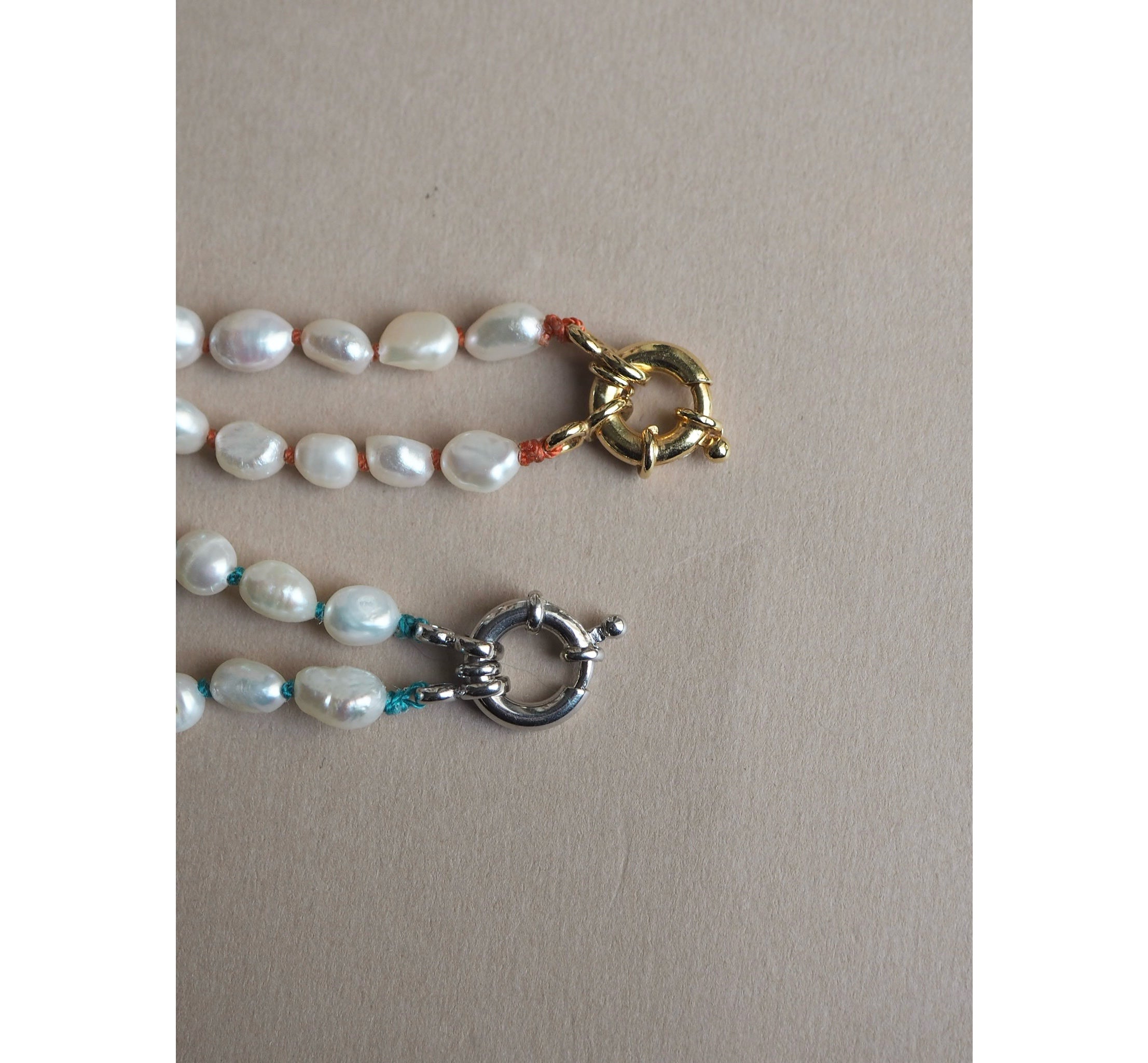 Collana Nodini Perle