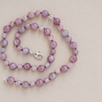 Collana MiniNodini quarzo rosa