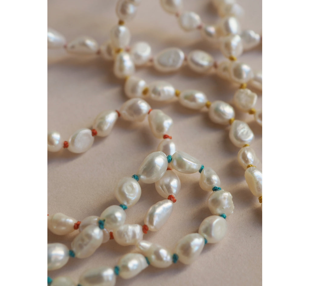 Collana Nodini Perle