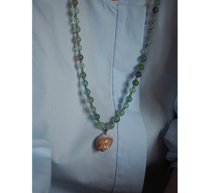 Collana Shellina Fluorite