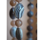 Collana Nodini ovali botswana