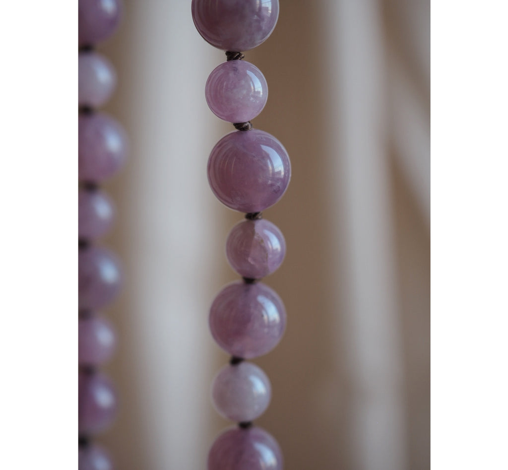 Collana MiniNodini quarzo rosa