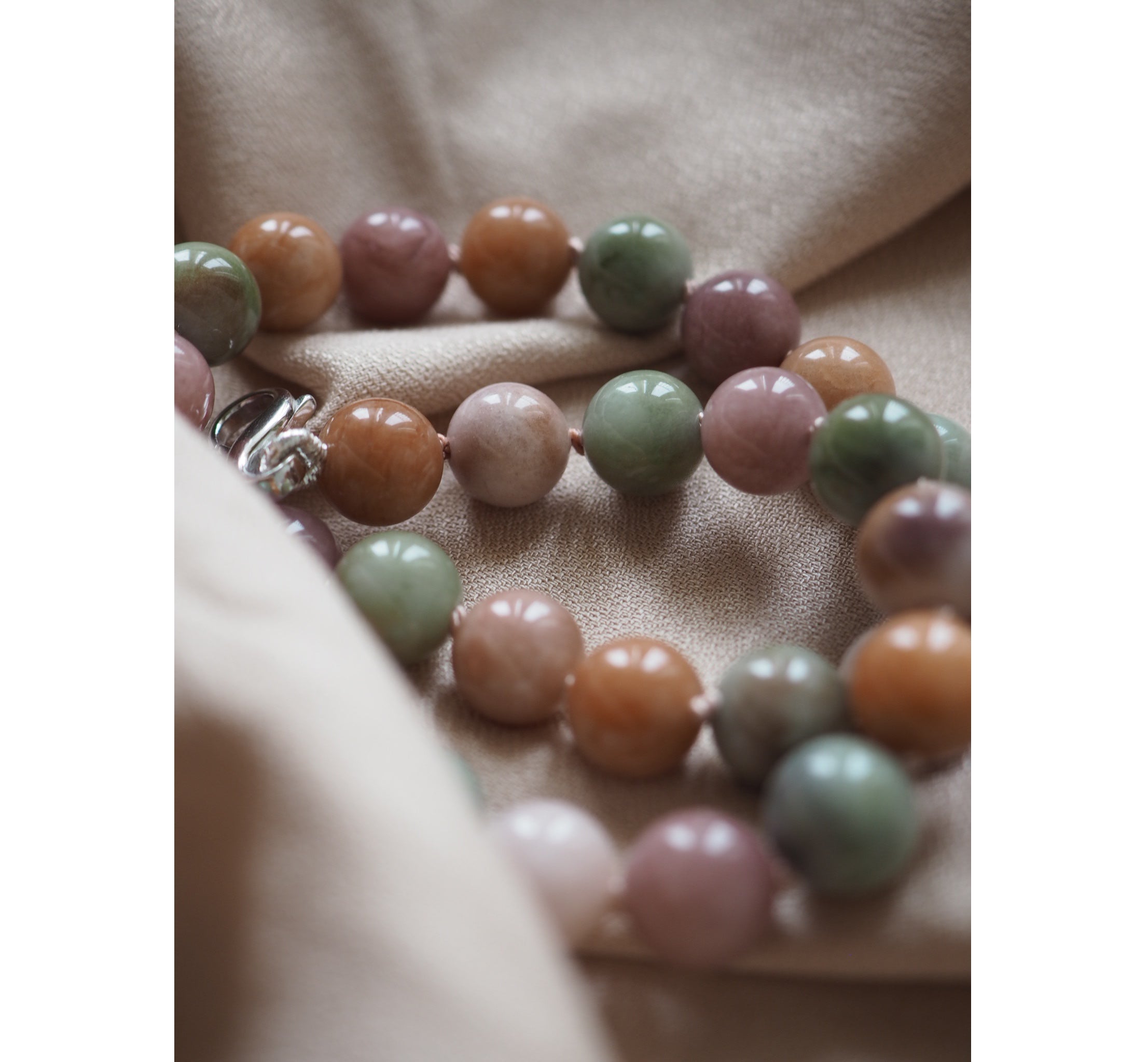 Collana Nodini Kunzite