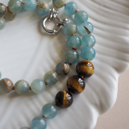 Collana Calcite azzurra