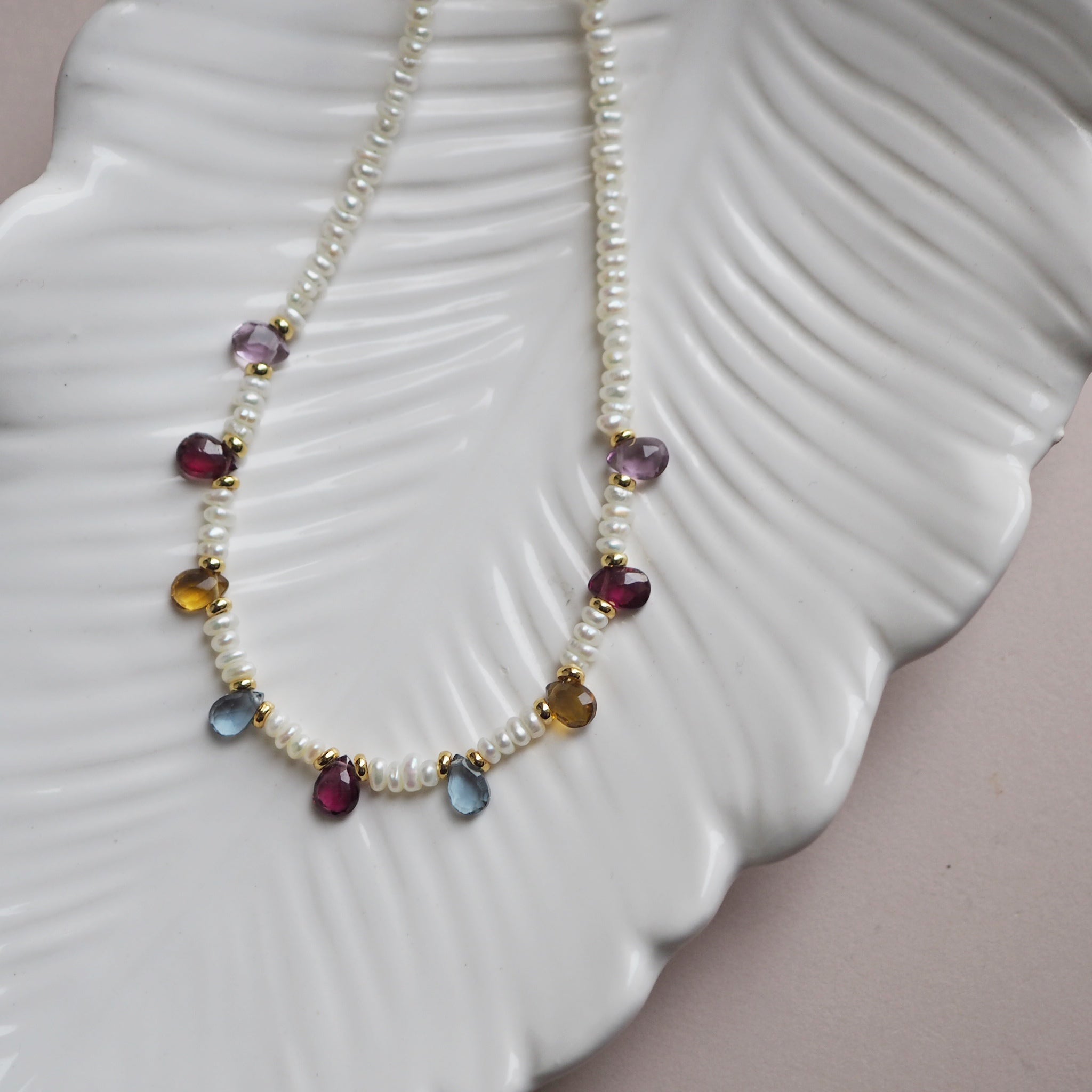 Collana Goccioline Perle Inverno