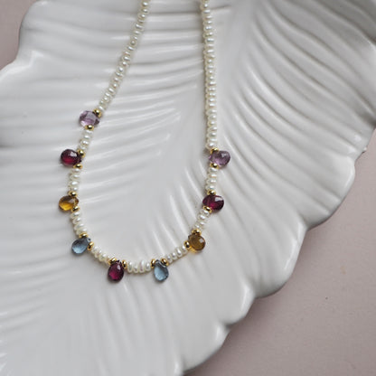 Collana Goccioline Perle Inverno