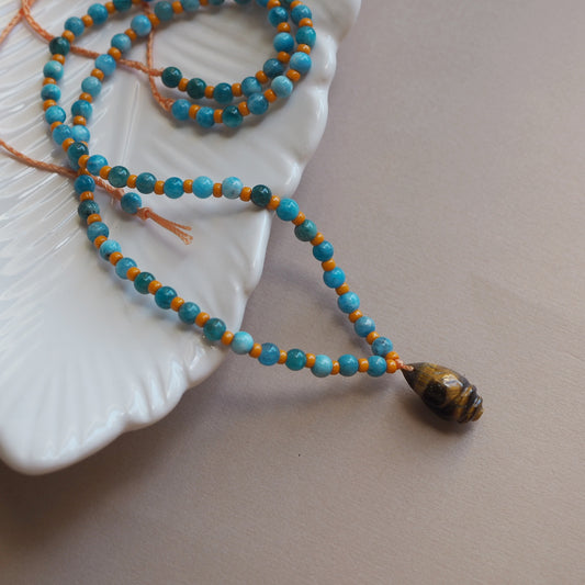 Collana Shellina Occhio tigre