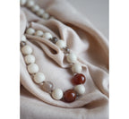 Collana Nodini Diaspro fossile