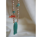 Collana Pesciolina Amazzonite