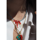 Collana Corallina Rosso