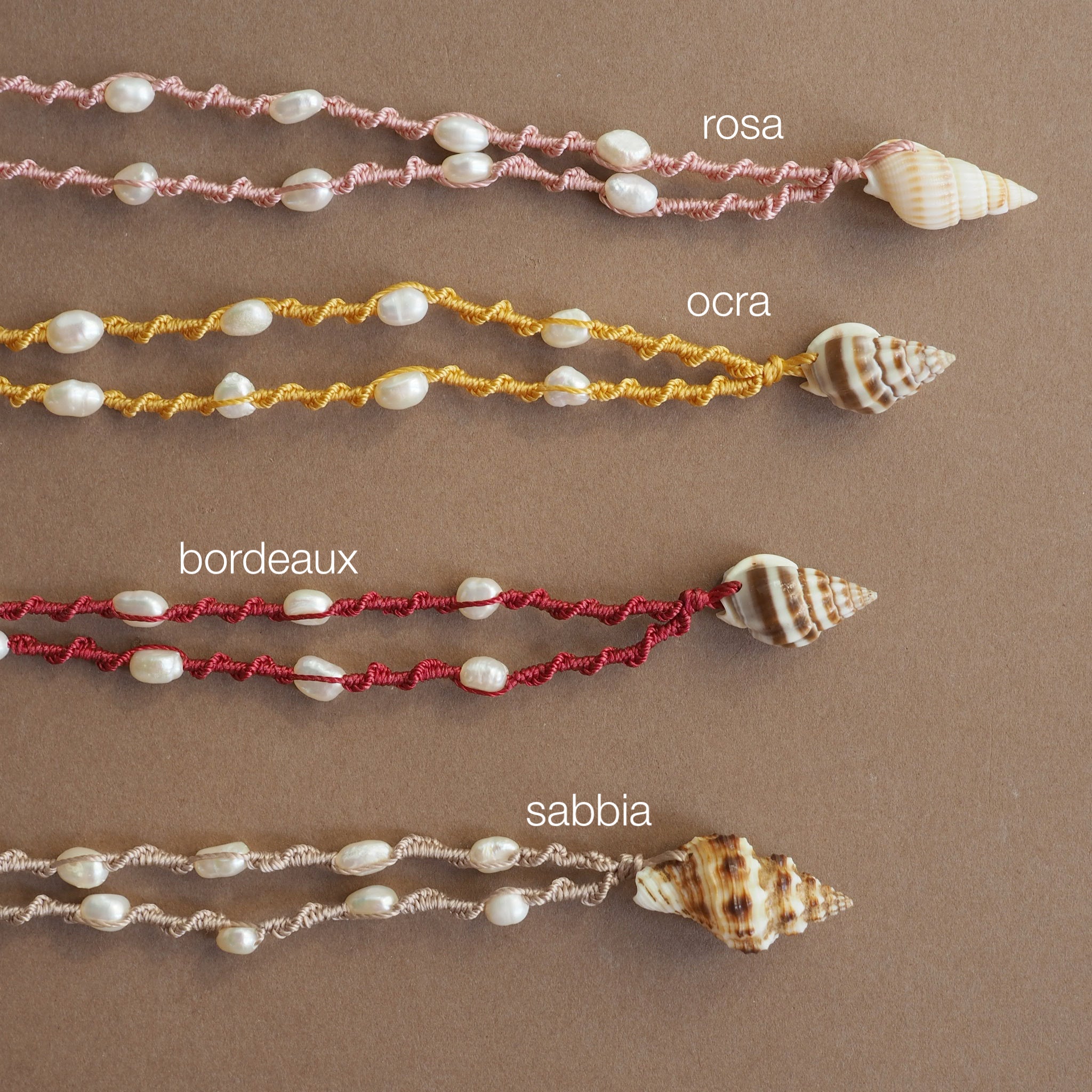 Collana Macramina