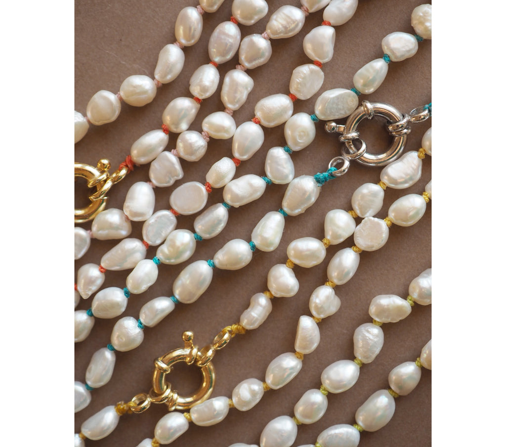 Collana Nodini Perle