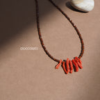 Collana Corallina Rosso