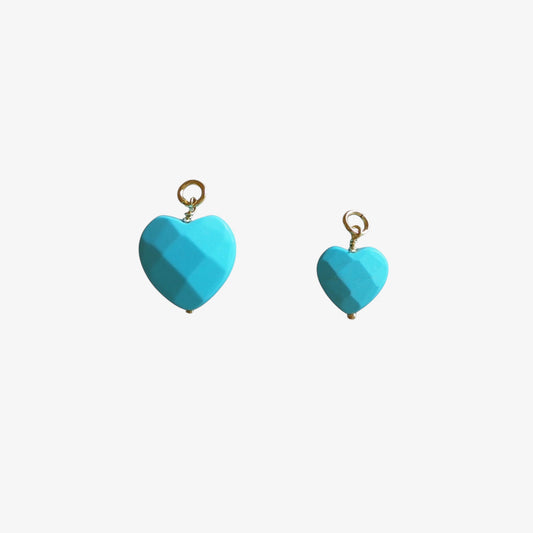 Charm Cuore Turchese