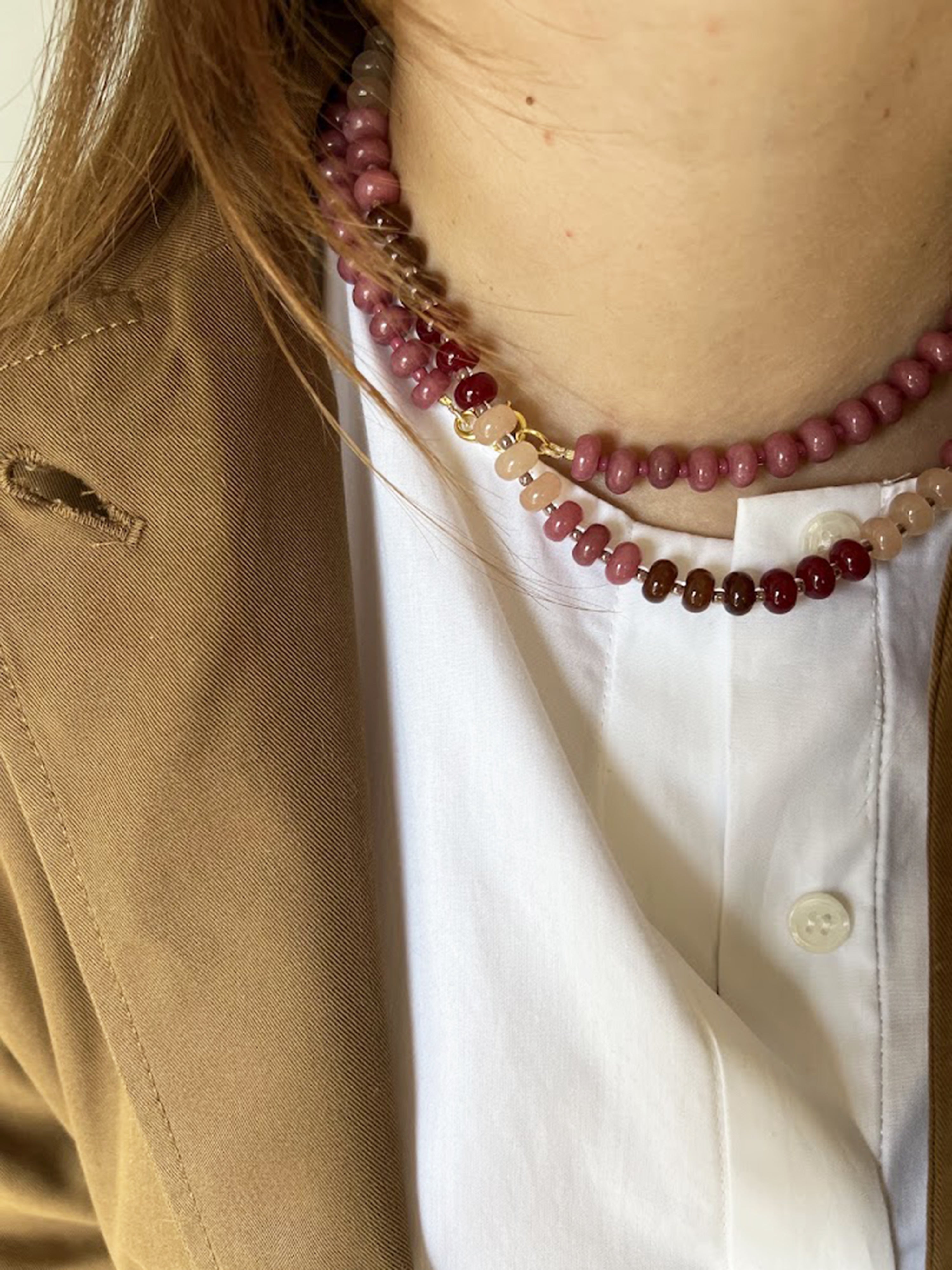 Collana BonBon Lampone