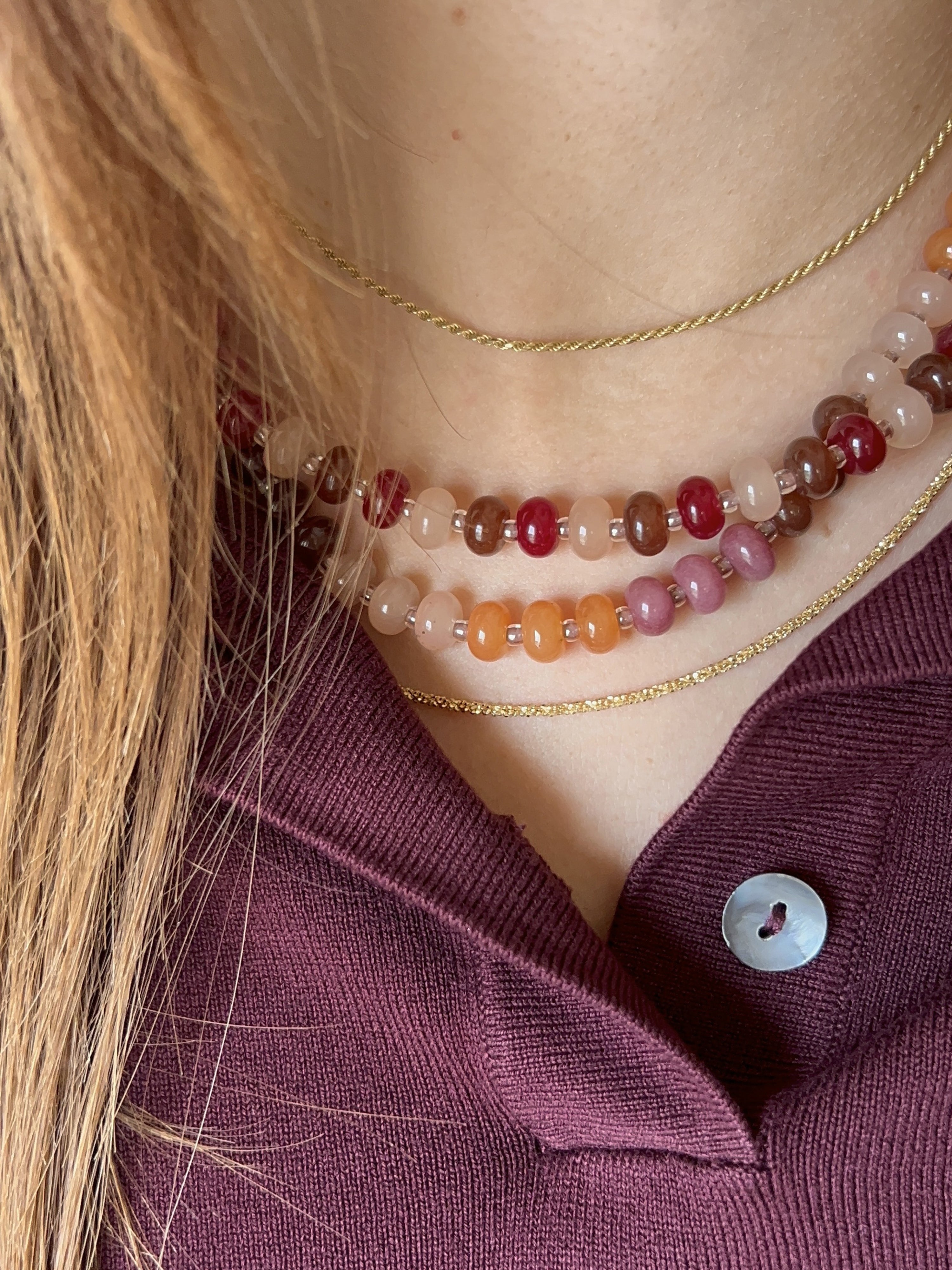 Collana BonBon Ciliegia Fondente