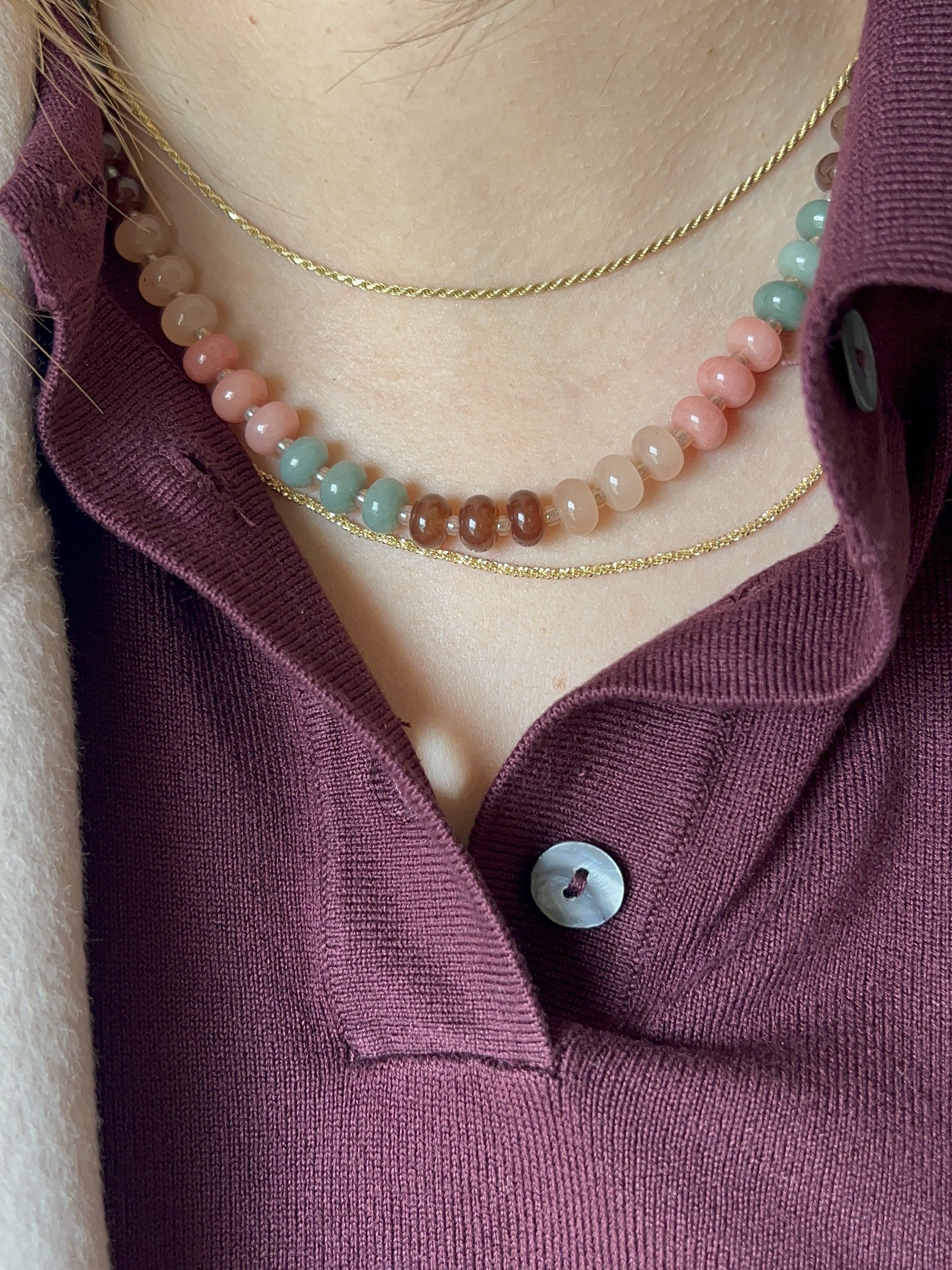 Collana BonBon Pesca&Cacao