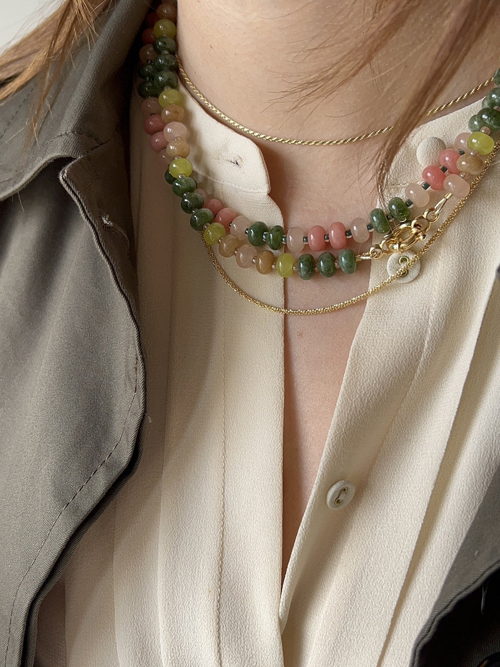 Collana BonBon Pistacchio&Fragola