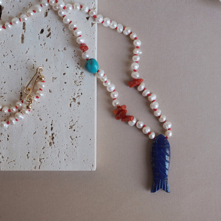 Collana Pesciolina Lapis