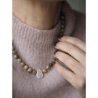 Collana Nodini Perla e Luna