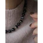 Collana Nodini Agata Botwsana nera